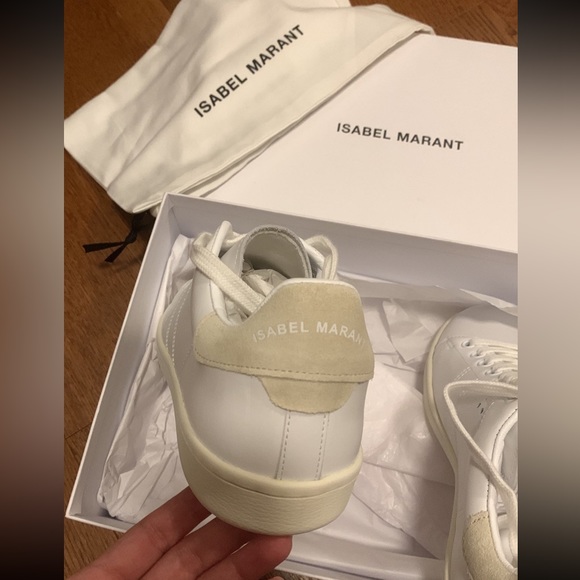 Isabel Marant BART LOGO LEATHER SNEAKERS - Picture 6 of 6